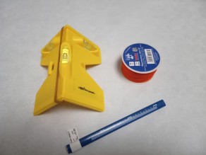 Rohrwasserwaage Bleistift Richtschnur Montagehilfe Set